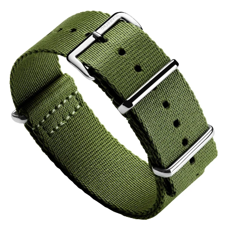 1973 British Military Watch Strap: APEX - Army Green