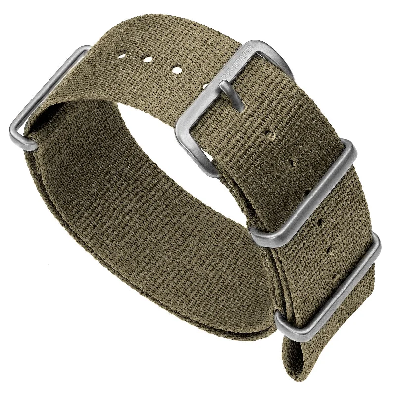 1973 British Military Watch Strap: CADET - Desert Sand, Satin