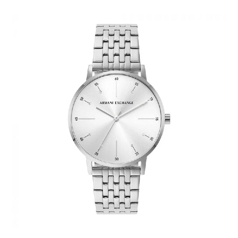 Armani Exchange Women Round Silver Watches AX5578