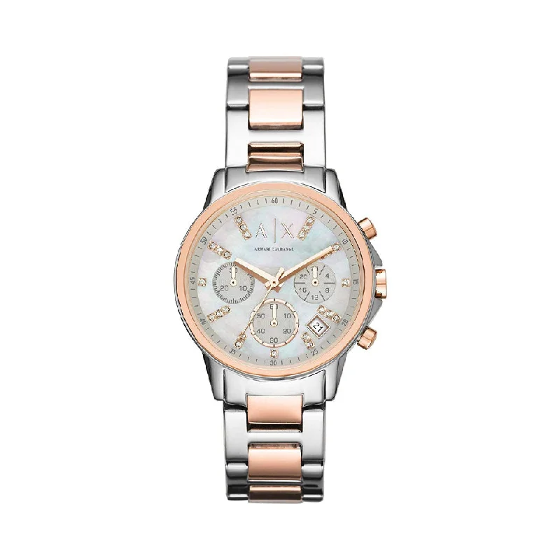 ARMANI EXCHANGE Women Two-Toned Chronograph Watch - AX4331