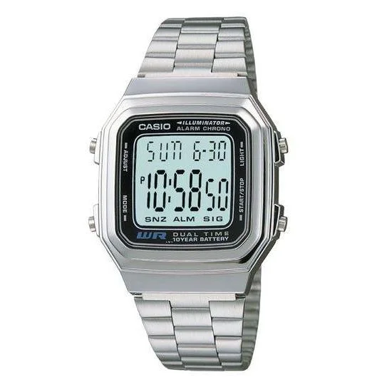 Casio Retro Unisex WR - A178WA-1AUDF