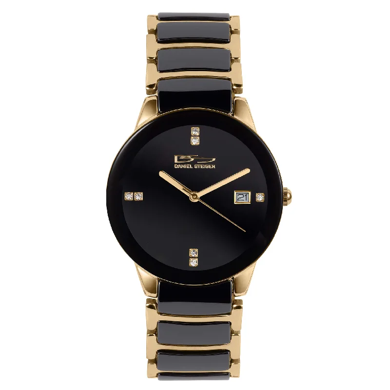 Ceramic Noir Gold Men's Watch