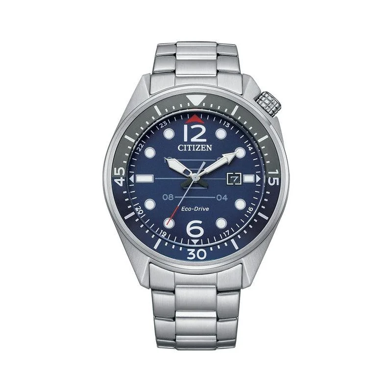 Citizen Eco-Drive Blue Dial Date Watch