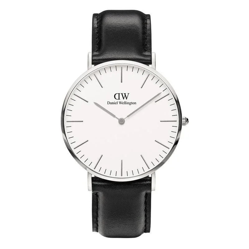 Daniel Wellington Sheffield Silver Classic Watch 40mm