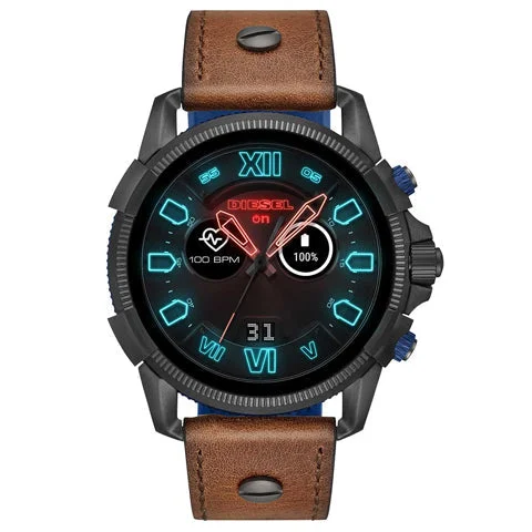 DIESEL Full Guard 2.5 Black Dial Smart Watch for Men ‌ DZT2009