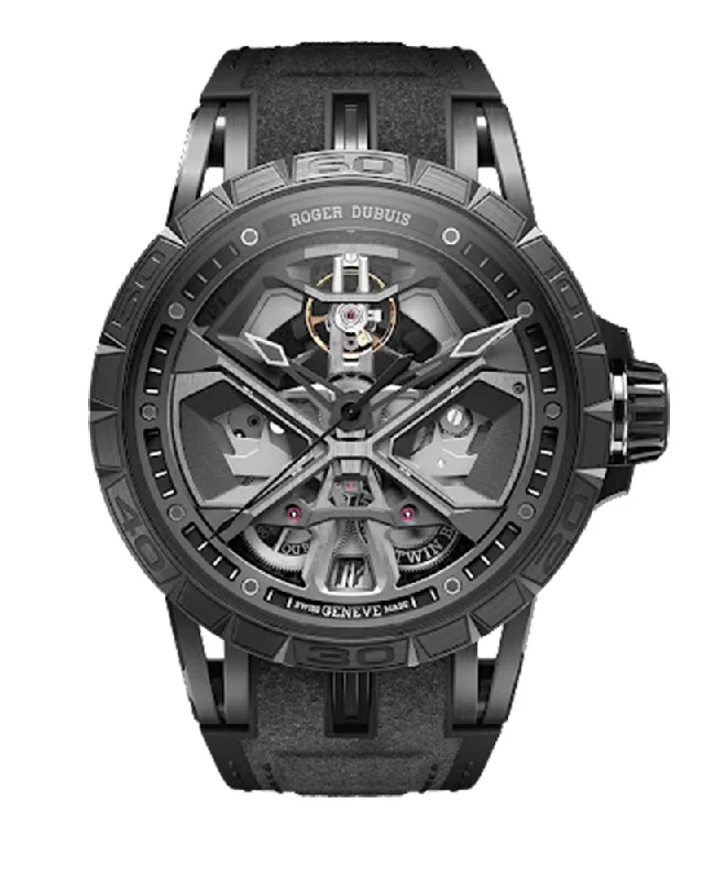 EXCALIBUR SPIDER HURACÁN BLACK DLC TITANIUM 45MM