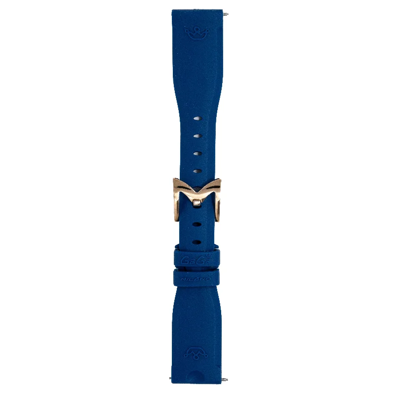 Gagà Milano Manuale 40mm Silicone Blue Watch Strap