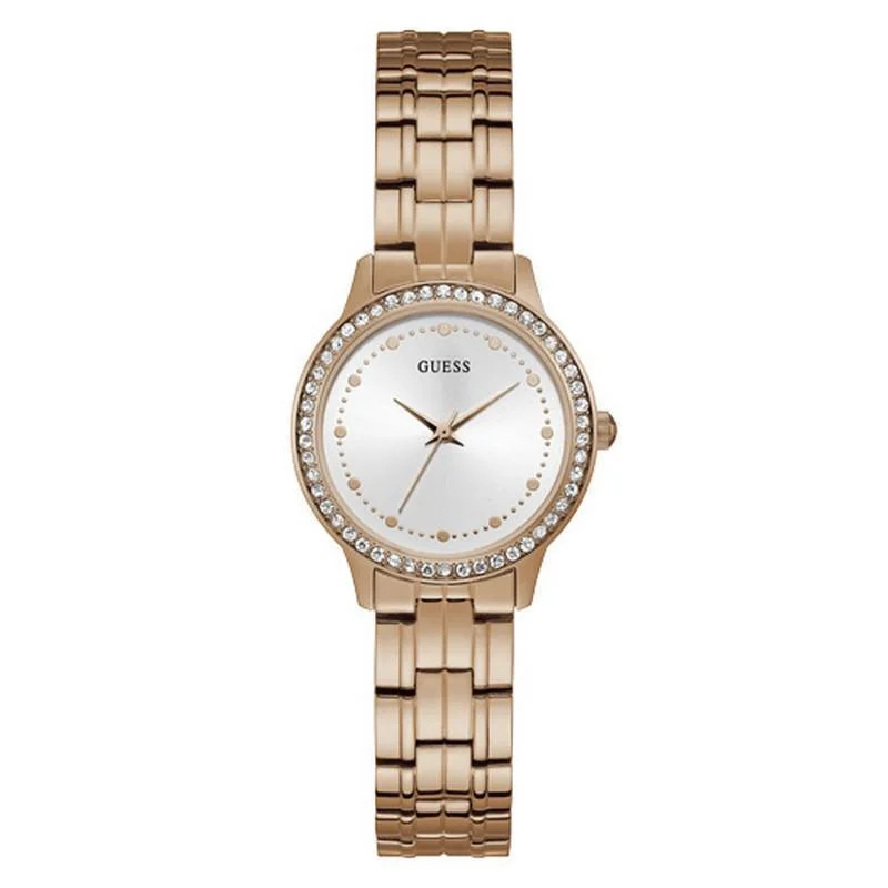 Guess Chelsea Ladies Dress Rose Gold/Bronze Analog Watch W1209L3