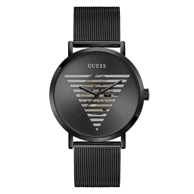 Guess Idol Black Case Analog Gents Watch GW0502G2