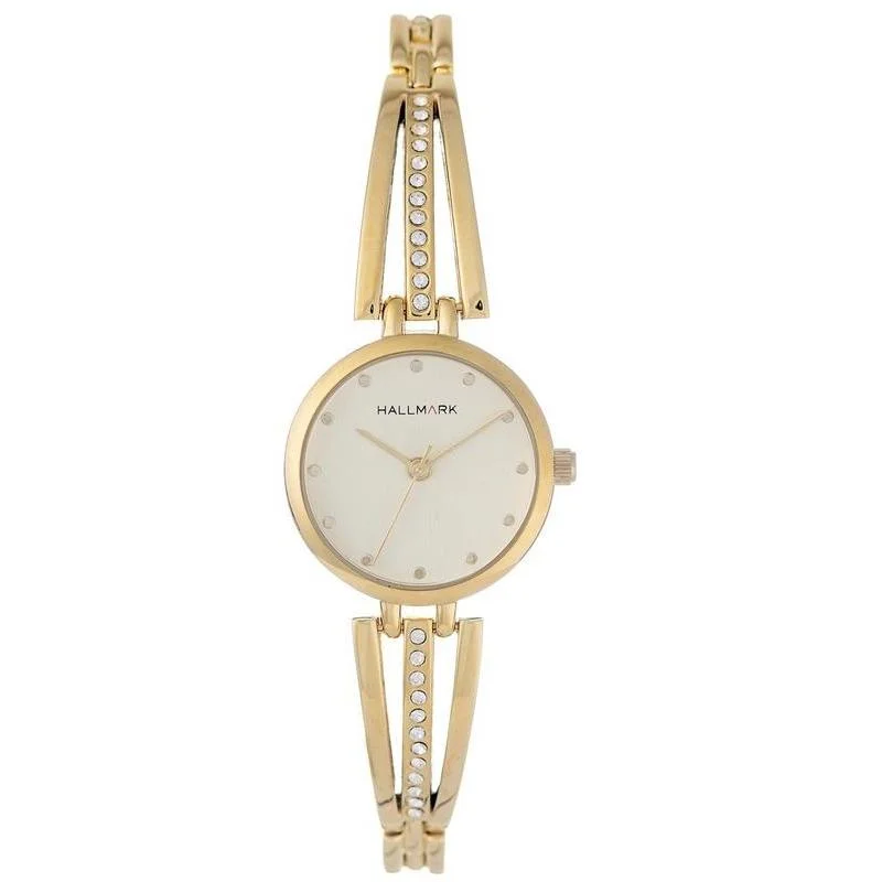 Hallmark Ladies Gold Champagne Dial