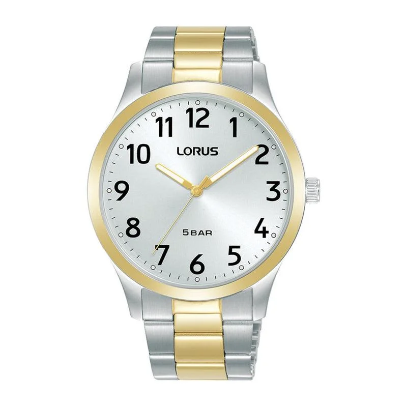 Lorus Gents White 3 Hands Watch