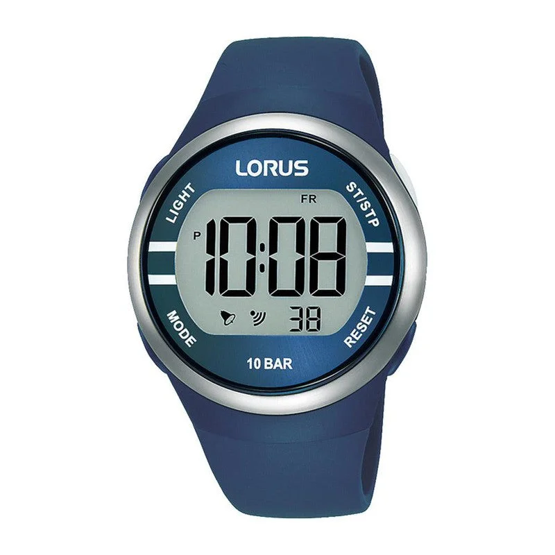 Lorus Mens Black Digits Sports Watch