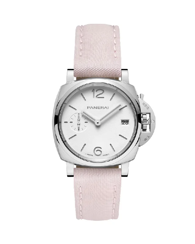 Luminor Due Prada Re-Nylon,38MM, Stainless Steel