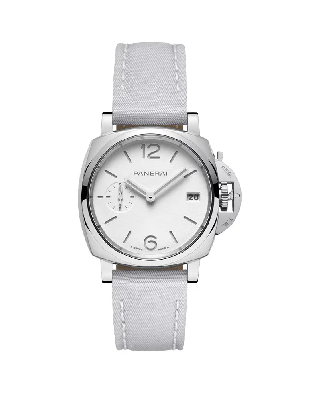 Luminor Due Prada Re-Nylon,38MM, Stainless Steel