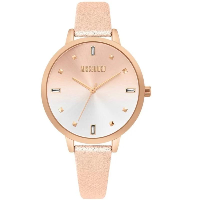 Missguided Rose Gold Metallic Strap