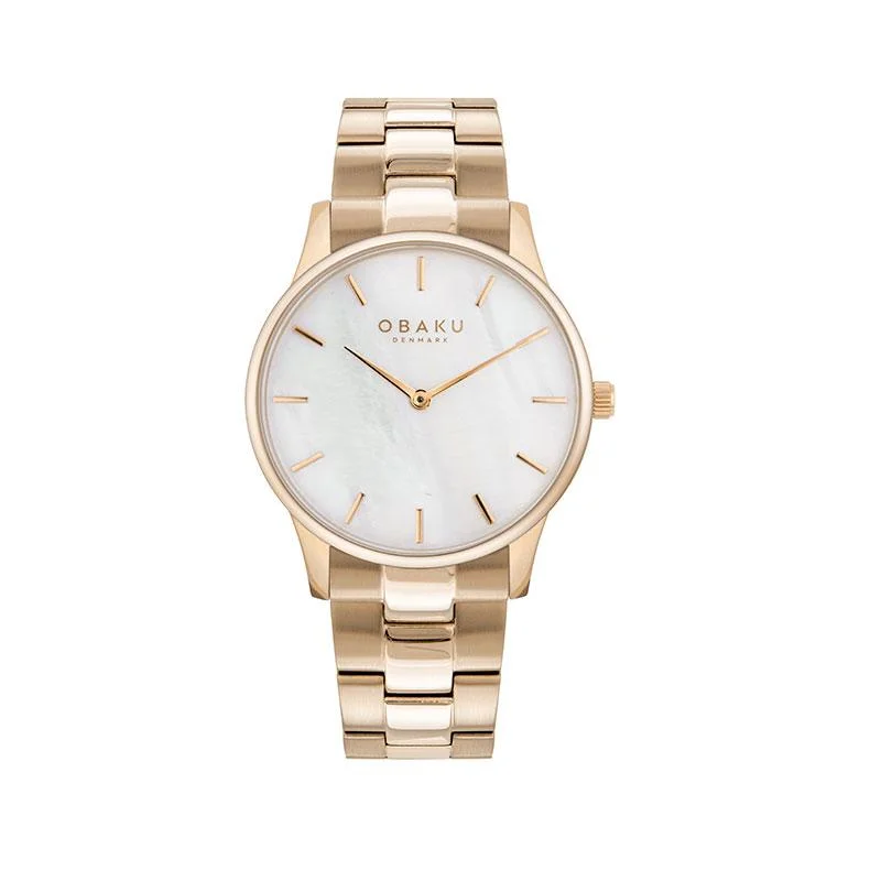 Obaku Lyng Lille Cider White 35mm Watch - V247LXGWSG