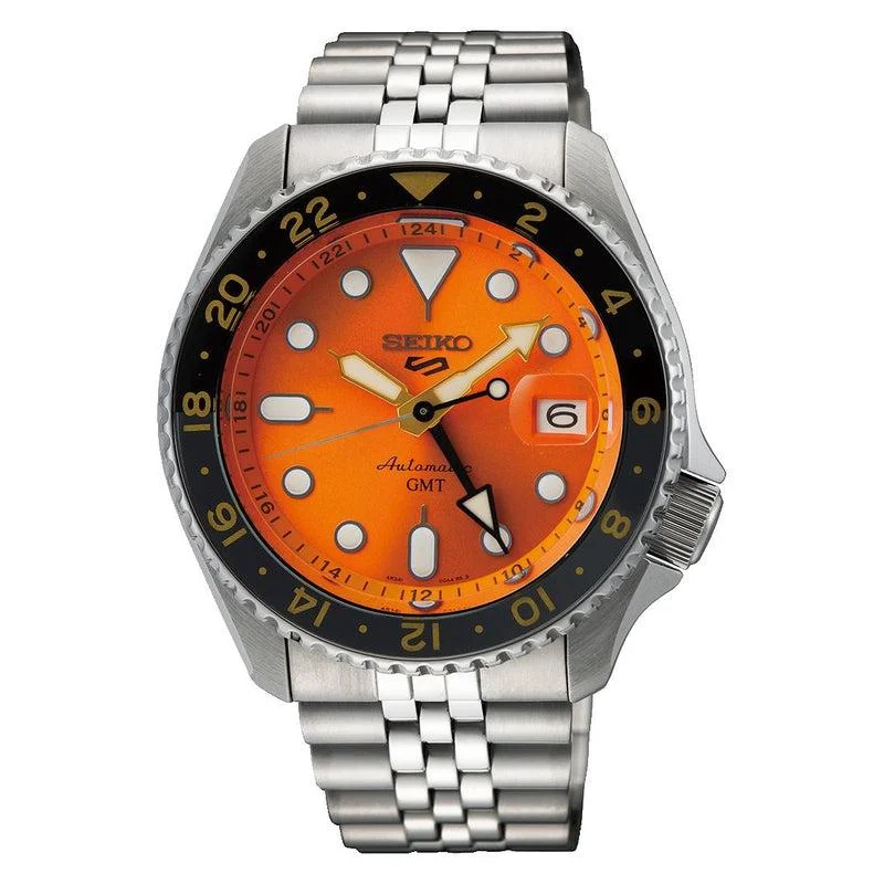 Seiko 5 Sports ‘Mikan Orange’ GMT SKX Re-Interpretation Watch - SSK005K1