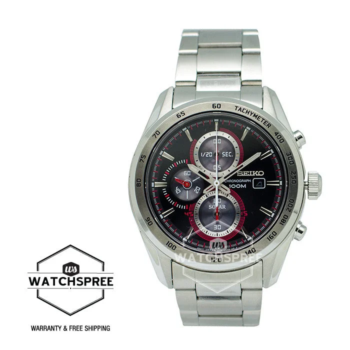 Seiko Criteria Solar Chronograph Watch SSC397P1 (Not For EU Buyers)