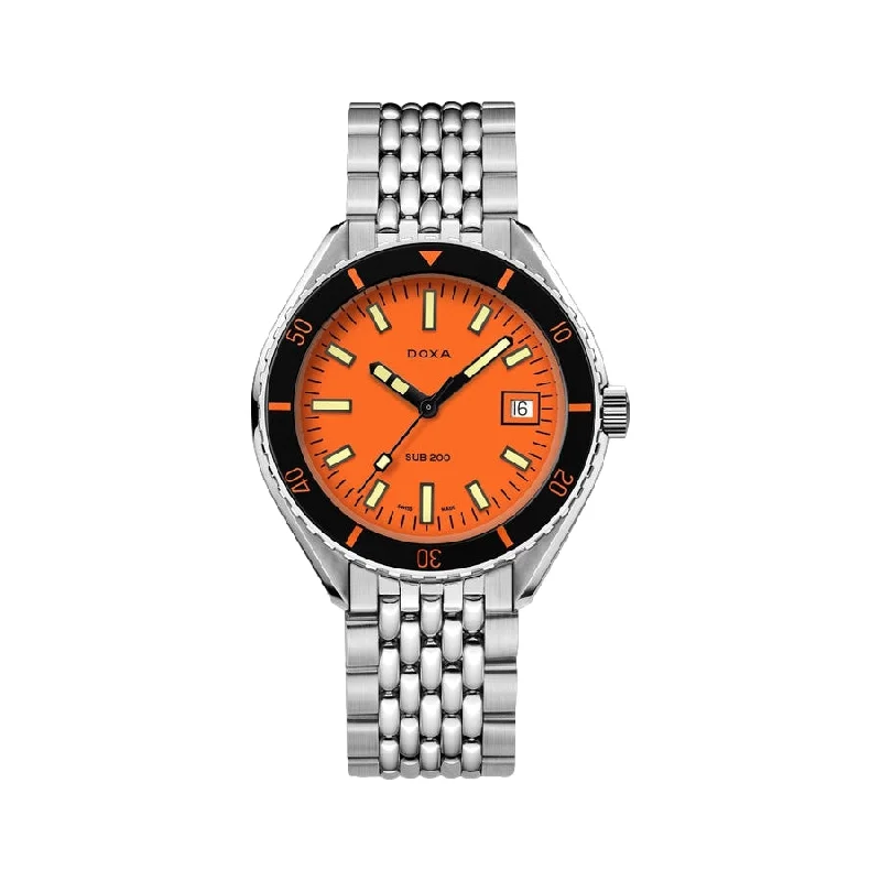 Sub 200 Professional Orange Dial on Bracelet, 42mm