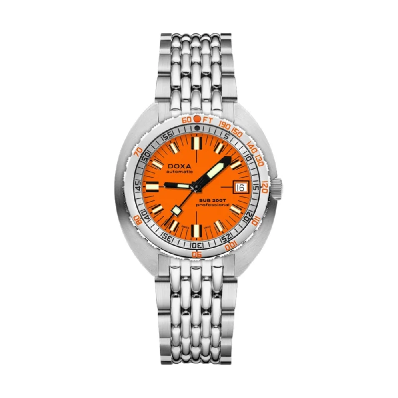 Sub 200T Professional Orange Dial on Bracelet, 39mm