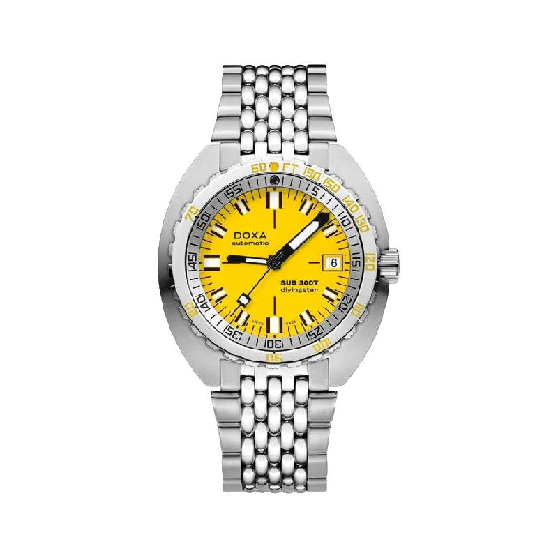 Sub 300T Divingstar Yellow Dial on Bracelet, 42.5mm