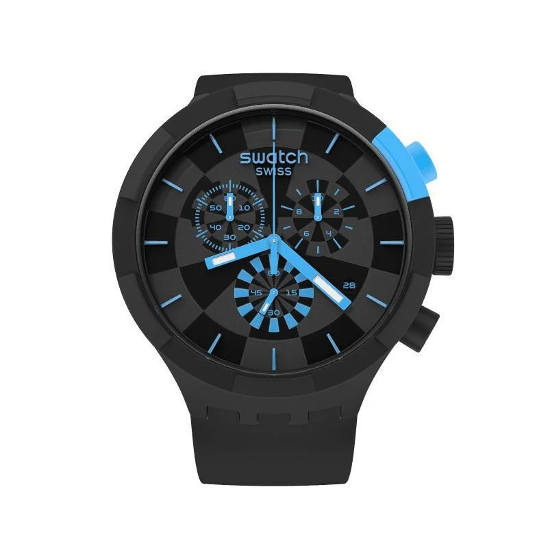 Swatch CHECKPOINT BLUE Watch SB02B401