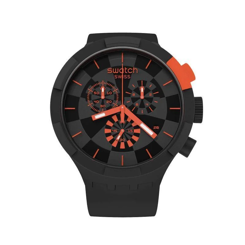 Swatch CHECKPOINT RED Watch SB02B402