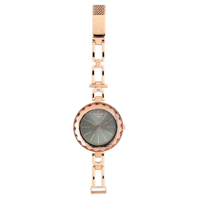 Raga Facets Analog Stainless Steel Women