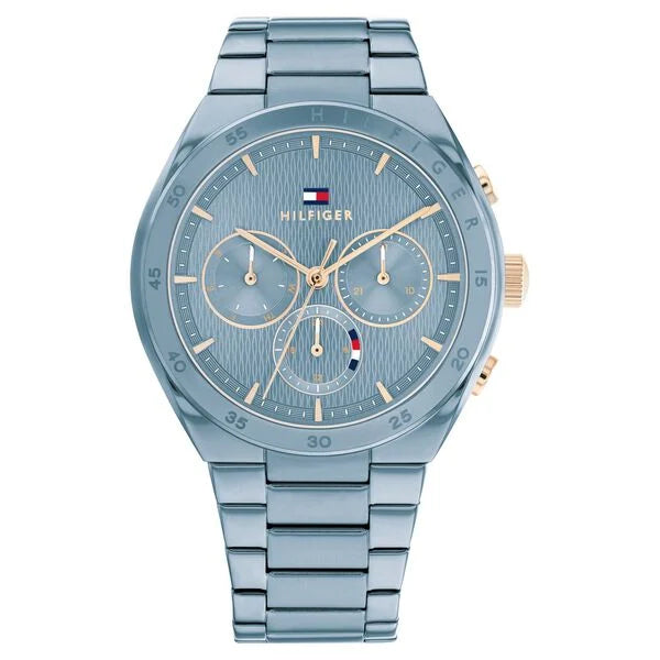 Tommy Hilfiger Quartz Multifunction Blue Dial Stainless Steel Strap Watch for Women th1782576