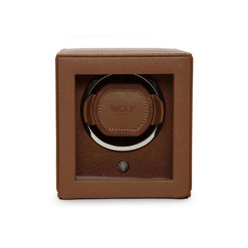 Wolf Cub Single Watch Winder with Cover