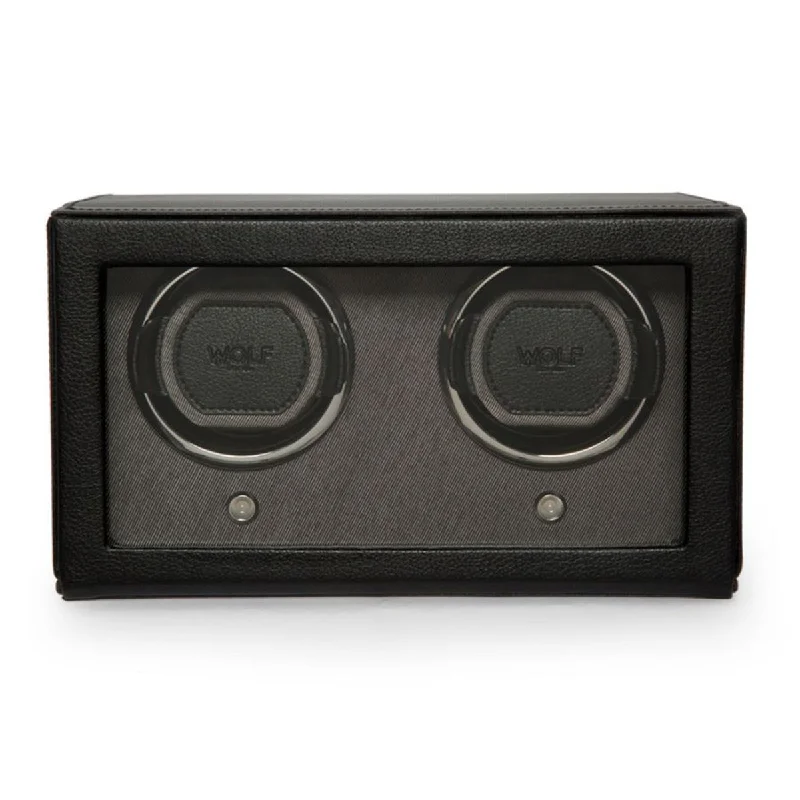 Wolf Cub Double Watch Winder with Cover