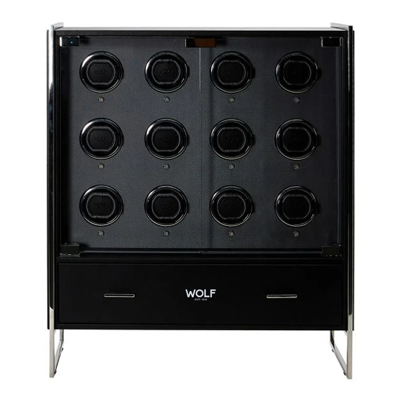 Wolf Viceroy 12 Piece Watch Winder Cabinet