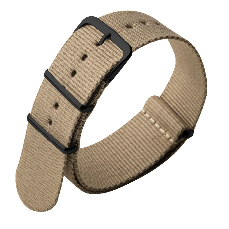 Xeric 22mm Military Strap Sand with Gun Hardware