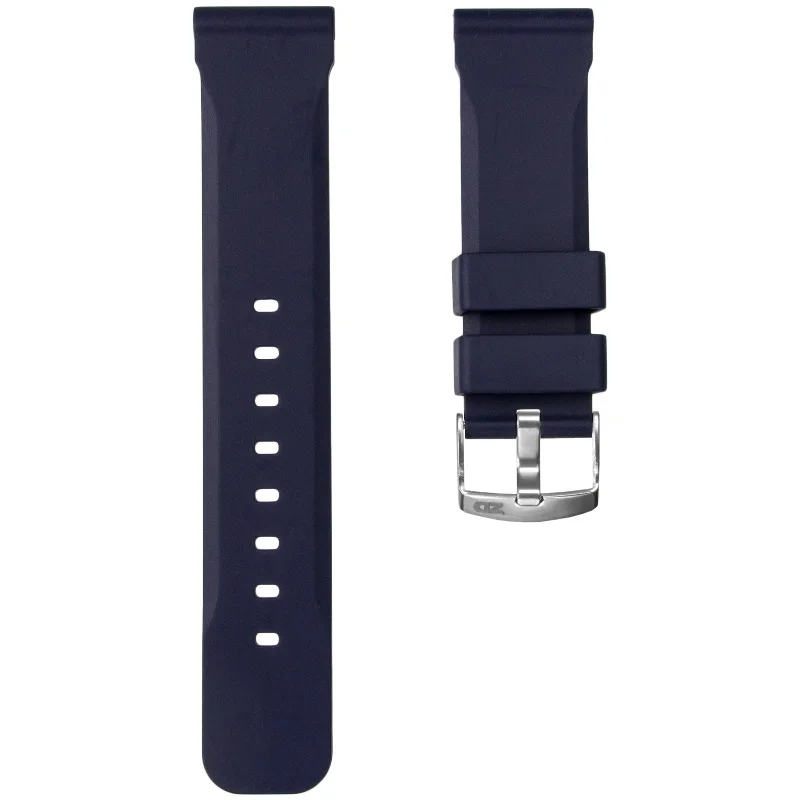 ZULUDIVER 317 Italian Rubber Diver's Watch Strap - Navy